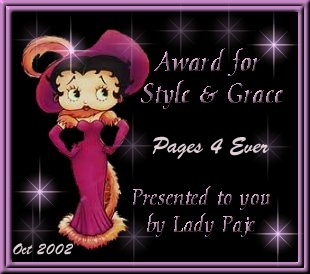 Lady Paje's Award for Style and Grace